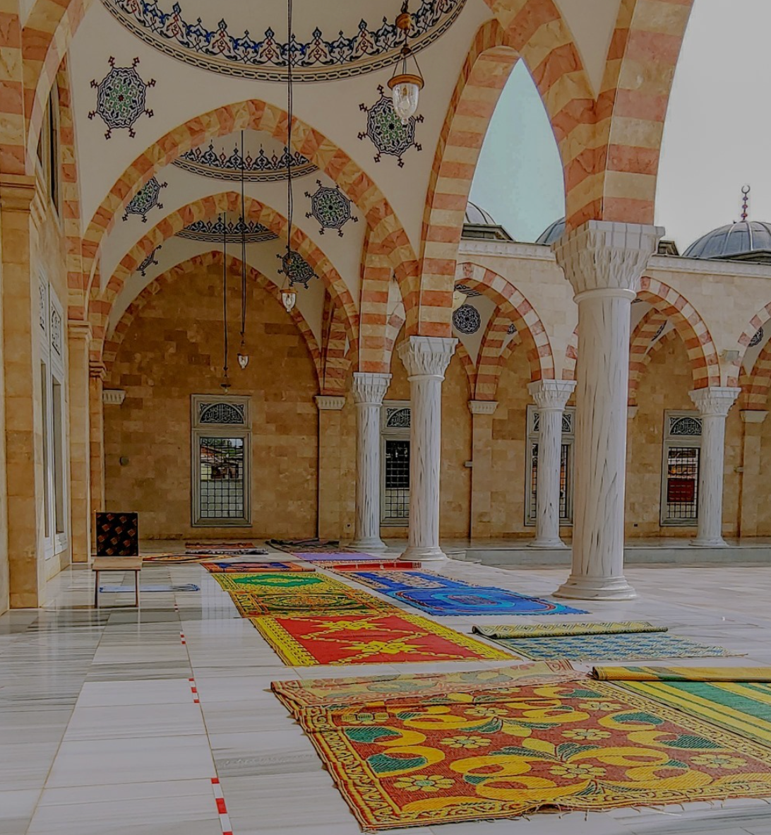 Accra mosque interior Ghana